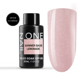 OneNail Shimmer Base Lemonade (бутылка) 30ml.