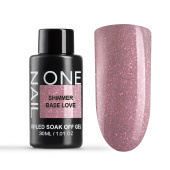 OneNail Shimmer Base Love (бутылка) 30ml.