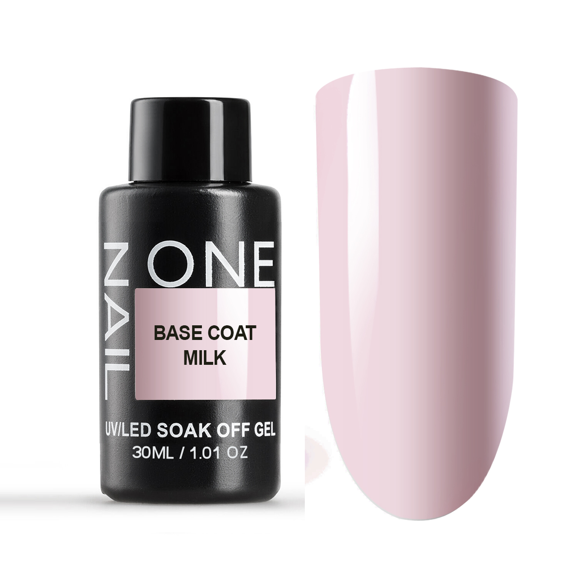 8upemrixnyd6eg5c67vw135o1kzawkbw OneNail Base Coat Milk (бутылка) 30ml. — изображение 1