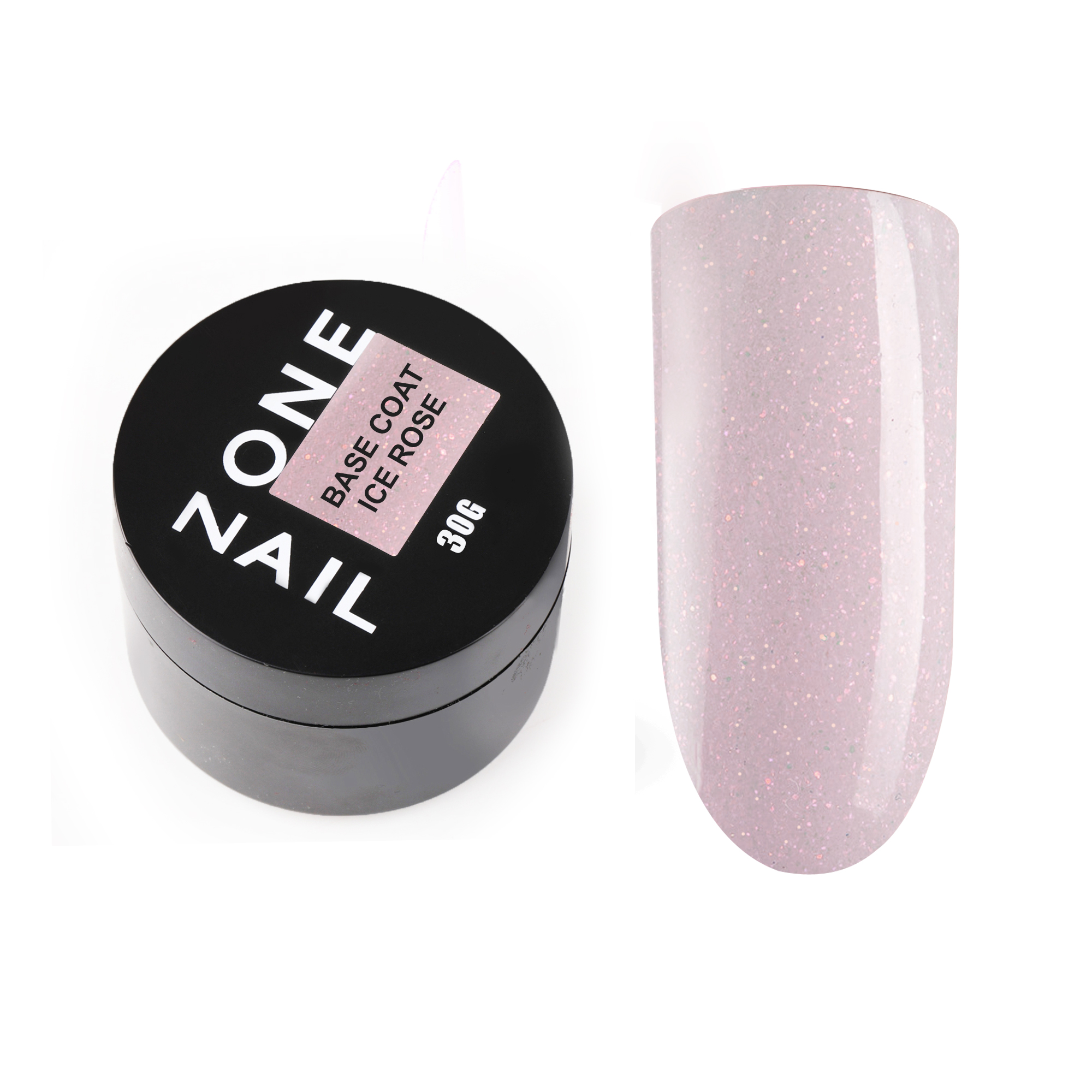 dg9p6ikvk8lc8ej0p0li47te1f5j1inm OneNail Base Coat Ice Rose (шайба) 30ml — изображение 1